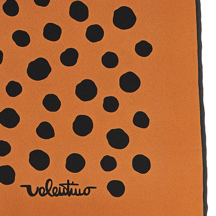 Valentino Garavani Brown Silk Scarf