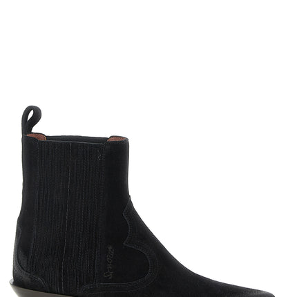 Sonora Black Calfskin Chelsea Boots