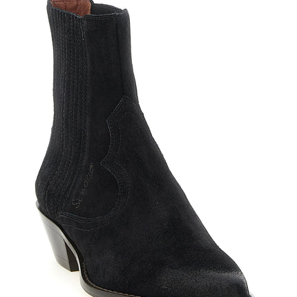 Sonora Black Calfskin Chelsea Boots