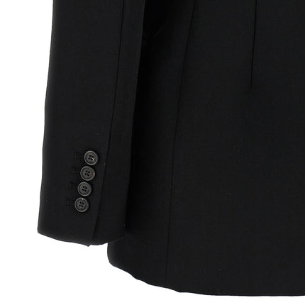 The Attico Black Virgin Wool Blazer
