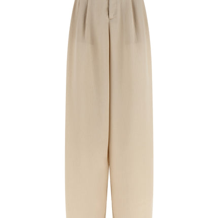 MAISON JEJIA Beige Polyester Casual Pants