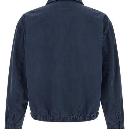 Polo Ralph Lauren Blue Cotton Full-Length Jacket