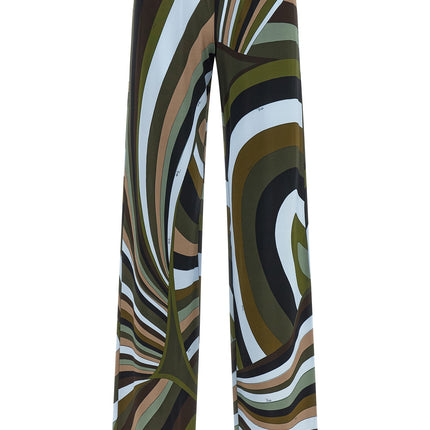 Emilio Pucci Multicolor Viscose Flared Pants