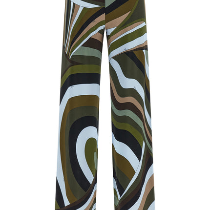 Emilio Pucci Multicolor Viscose Flared Pants