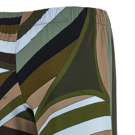 Emilio Pucci Multicolor Viscose Flared Pants