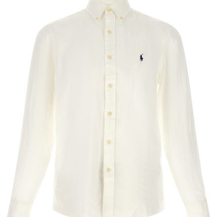 Polo Ralph Lauren White Linen Blouse