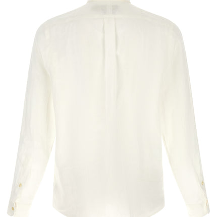 Polo Ralph Lauren White Linen Blouse