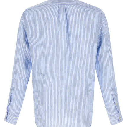 Polo Ralph Lauren Blue Linen Blouse