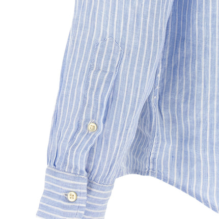 Polo Ralph Lauren Blue Linen Blouse