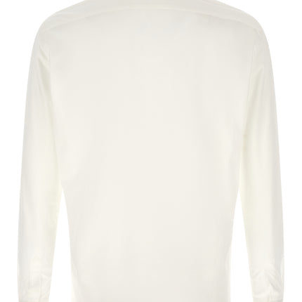 Kiton White Cotton Polo Shirt