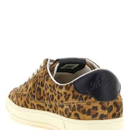 Autry Brown Cowhide Low Top Sneakers