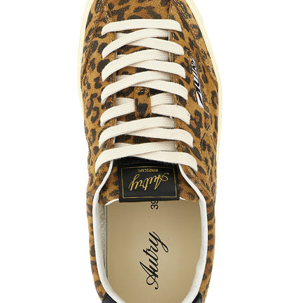 Autry Brown Cowhide Low Top Sneakers