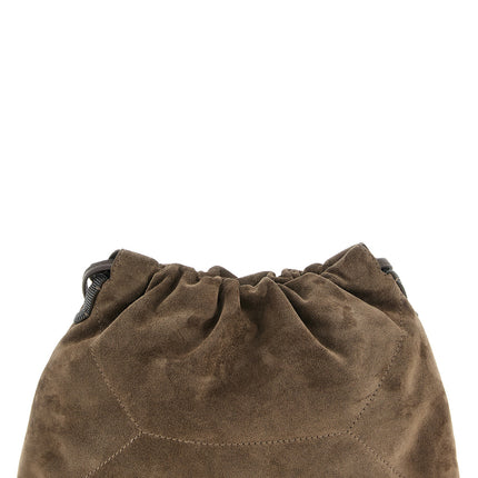 Brunello Cucinelli Brown Calfskin Clutch Bag