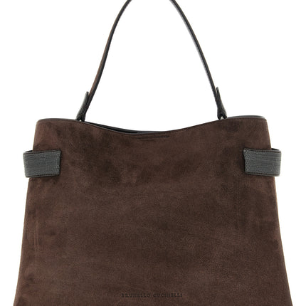 Brunello Cucinelli Brown Calfskin Handbag