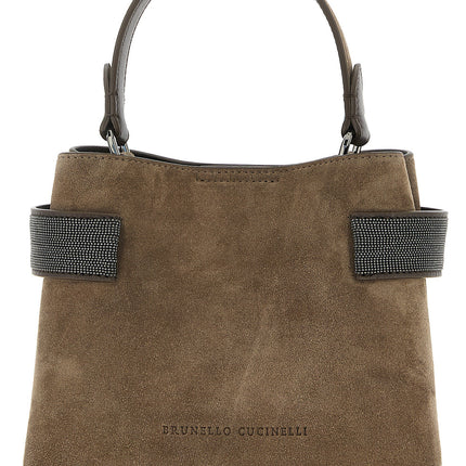 Brunello Cucinelli Brown Calfskin Handbag