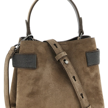 Brunello Cucinelli Brown Calfskin Handbag