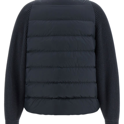 Brunello Cucinelli Blue Polyester Full-Length Jacket