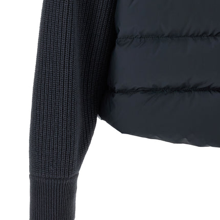 Brunello Cucinelli Blue Polyester Full-Length Jacket
