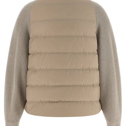 Brunello Cucinelli Beige Polyester Shell Jacket