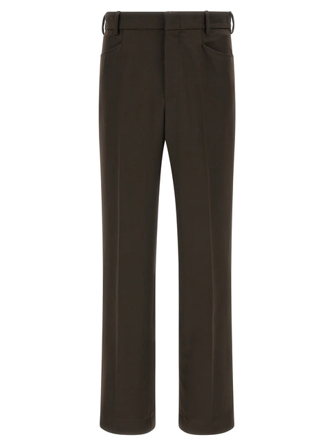 SECOND/LAYER Brown Polyester Casual Pants SECOND/LAYER