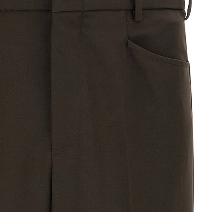 SECOND/LAYER Brown Polyester Casual Pants
