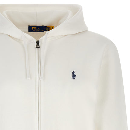 Polo Ralph Lauren White Cotton Sweatshirt