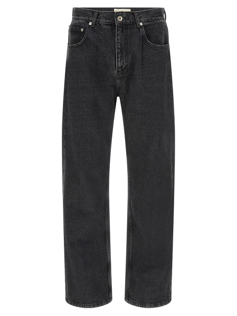 SECOND/LAYER Black Cotton Straight-Leg Jeans SECOND/LAYER