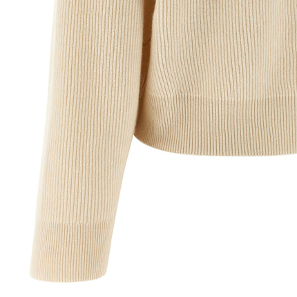 Brunello Cucinelli White Virgin Wool Cardigan