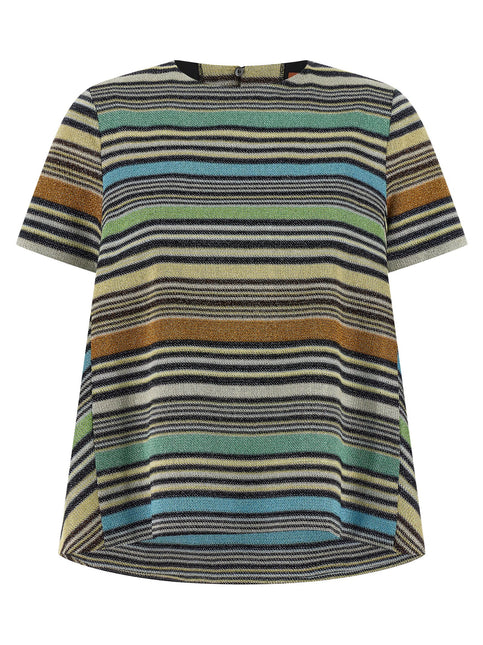 Missoni Multicolor Viscose T-Shirt Missoni