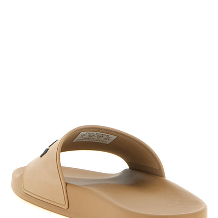 Balenciaga Beige Plastic Slides