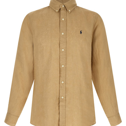 Polo Ralph Lauren Beige Linen Blouse