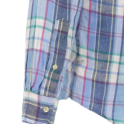 Polo Ralph Lauren Blue Linen Blouse
