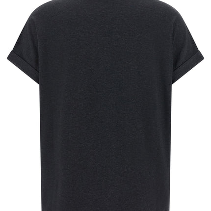 Brunello Cucinelli Gray Cotton T-Shirt