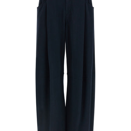 Brunello Cucinelli Blue Cotton Casual Pants