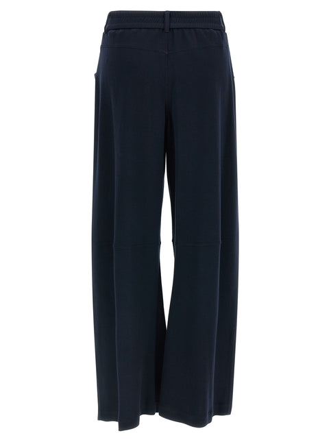 Brunello Cucinelli Blue Cotton Casual Pants Brunello Cucinelli