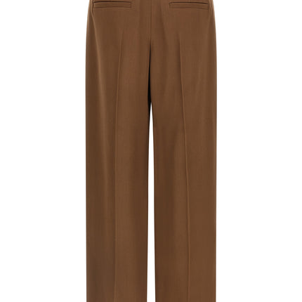 Brunello Cucinelli Brown Virgin Wool Casual Pants