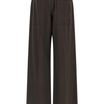 Brunello Cucinelli Brown Virgin Wool Casual Pants