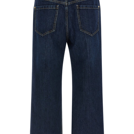 Brunello Cucinelli Blue Cotton Cropped Jeans