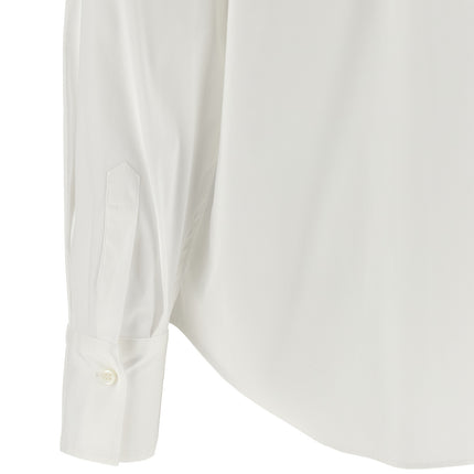 Brunello Cucinelli White Cotton Blouse