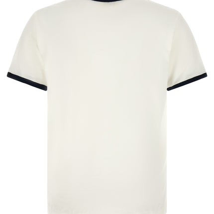 SECOND/LAYER Bicolor Cotton T-Shirt