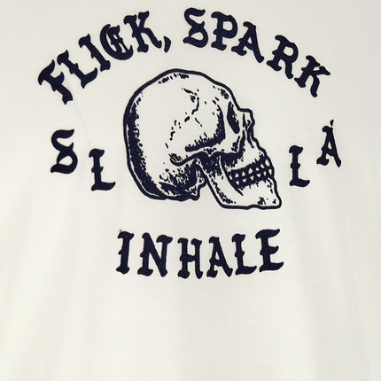 SECOND/LAYER Bicolor Cotton T-Shirt