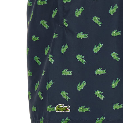 Lacoste Blue Polyester Swim Shorts