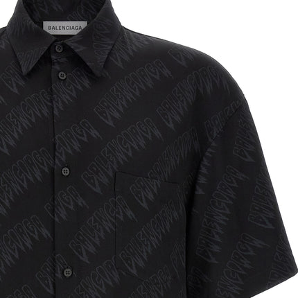 Balenciaga Black Viscose Blouse
