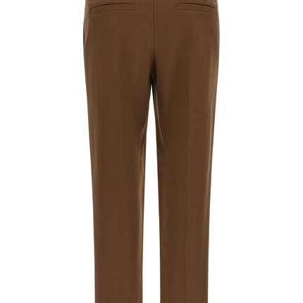 Brunello Cucinelli Brown Cotton Cropped Pants