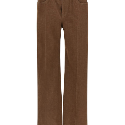 Brunello Cucinelli Brown Cotton Jeans Denim