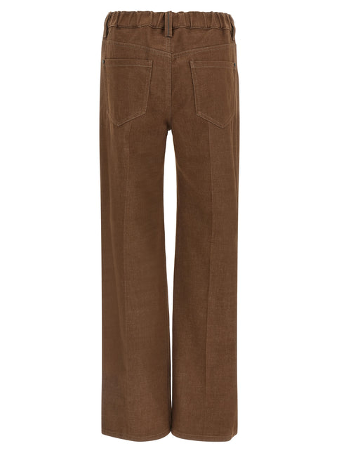 Brunello Cucinelli Brown Cotton Jeans Denim Brunello Cucinelli
