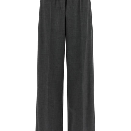 Brunello Cucinelli Gray Virgin Wool Flared Pants