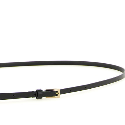 Tom Ford Black Calfskin Thin Belt