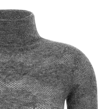Brunello Cucinelli Gray Silk Cardigan
