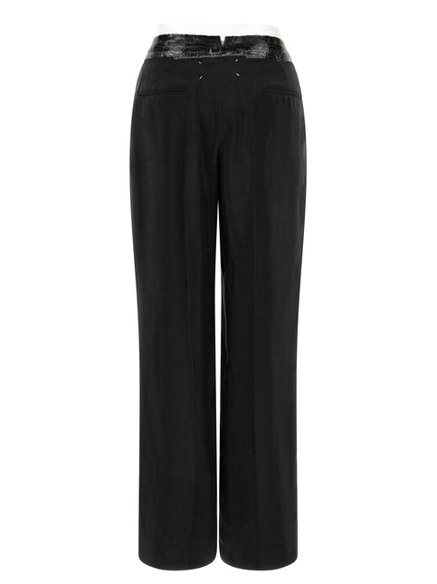 Maison Margiela Black Copper Casual Pants Maison Margiela